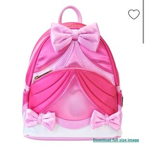 Loungefly Cinderella pink dress backpack